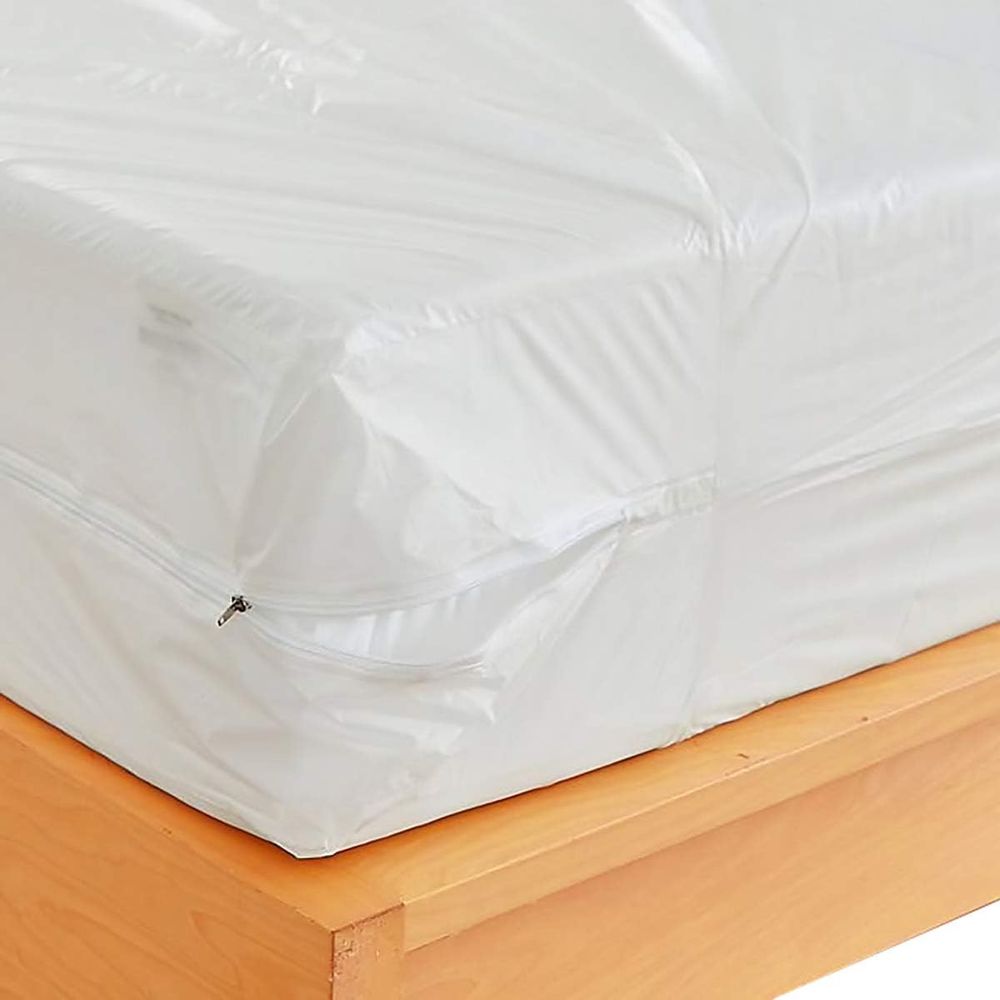 Mattress Protector Waterproof - Водонепроницаемый пластиковый наматрасник на молнии -