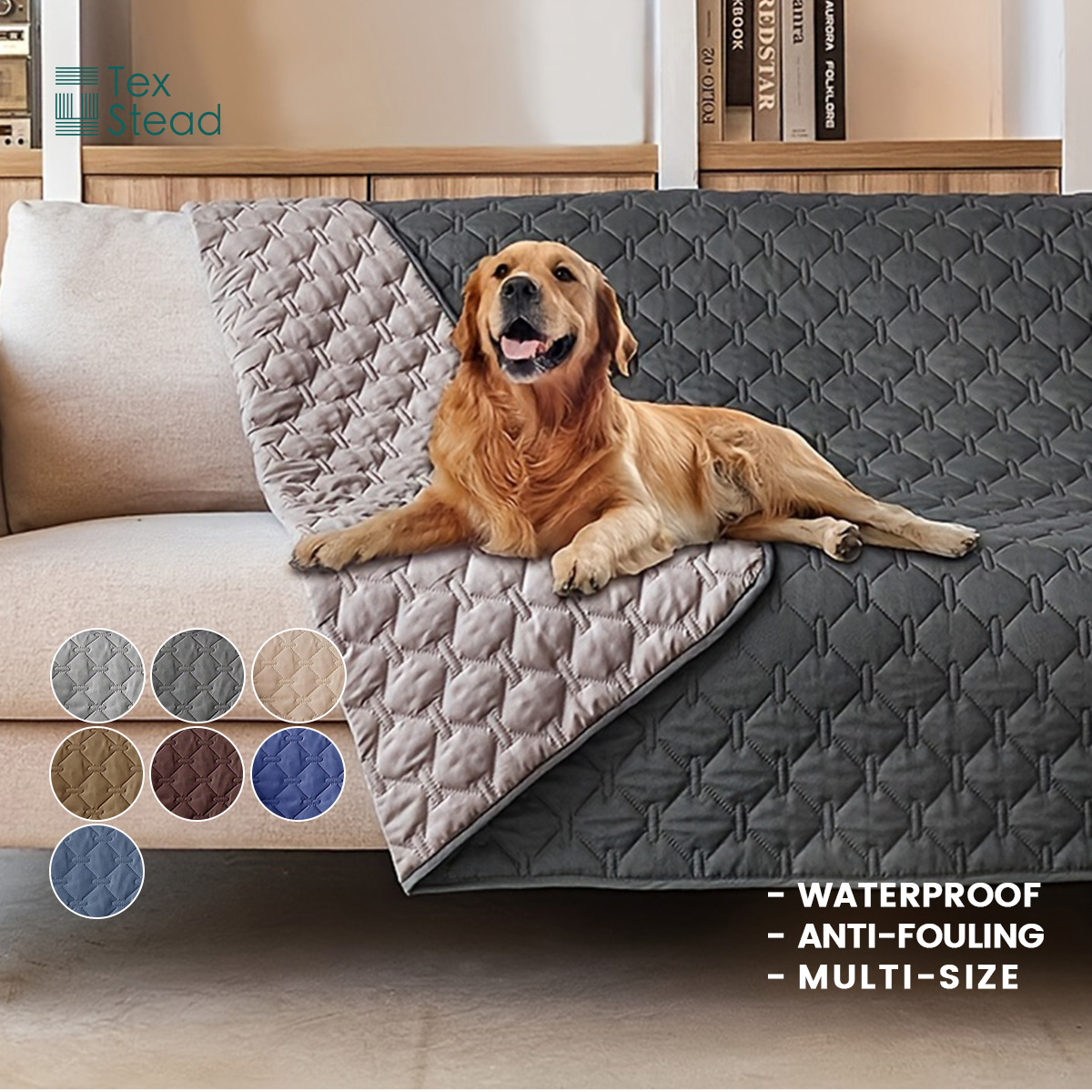 Mattress Protector Waterproof - Толстый двусторонний матрас для животных, нескользящий