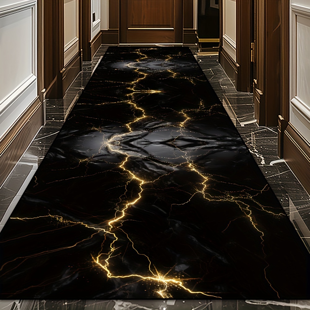 Home Textiles Luxury - Ковер VIKAMA Light Luxury Black Gold